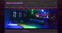 Desktop Screenshot of clubhrozen.cz