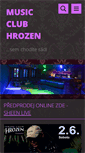 Mobile Screenshot of clubhrozen.cz